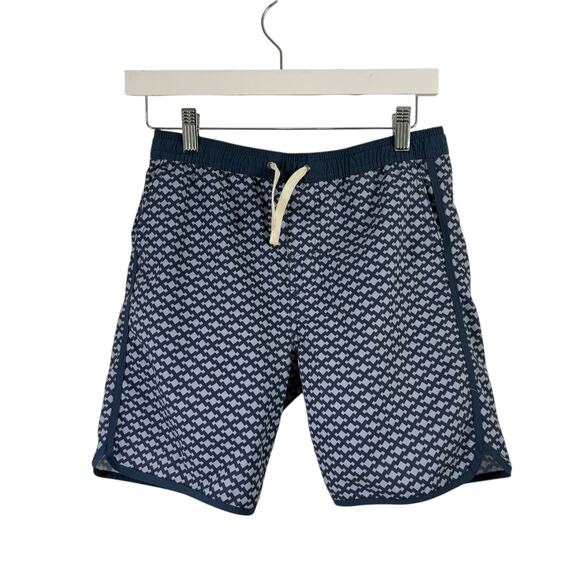 Fair Harbor Kids Anchor Swim Trunk Mist Seaview Blue Beach Pool Youth Boys XL - Picture 2 of 8